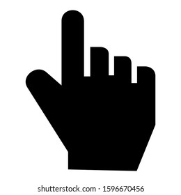 pointer icon isolated sign symbol vector illustration - high quality black style vector icons
