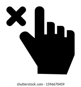 pointer icon isolated sign symbol vector illustration - high quality black style vector icons
