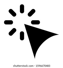 pointer icon isolated sign symbol vector illustration - high quality black style vector icons
