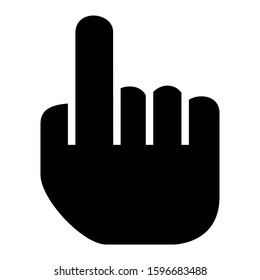 pointer icon isolated sign symbol vector illustration - high quality black style vector icons

