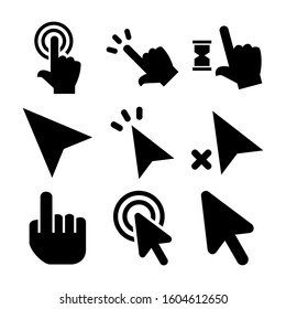 pointer icon isolated sign symbol vector illustration - Collection of high quality black style vector icons
