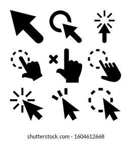 pointer icon isolated sign symbol vector illustration - Collection of high quality black style vector icons
