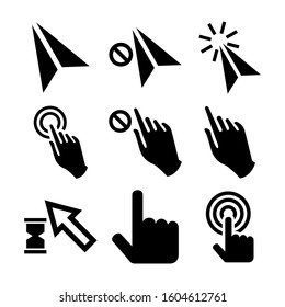 pointer icon isolated sign symbol vector illustration - Collection of high quality black style vector icons
