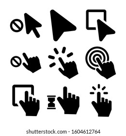 pointer icon isolated sign symbol vector illustration - Collection of high quality black style vector icons
