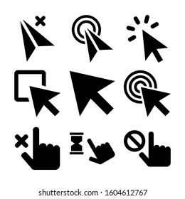 pointer icon isolated sign symbol vector illustration - Collection of high quality black style vector icons
