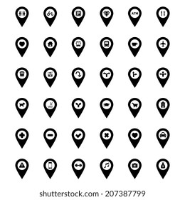 Pointer with icon set