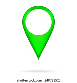 Pointer icon with shadow 