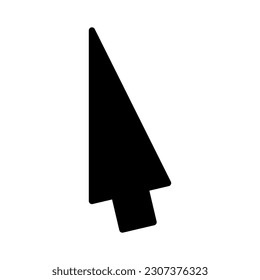 Pointer icon symbol vector on white background