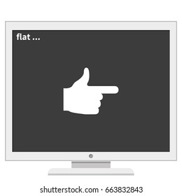 Pointer icon. This way icon.