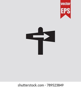 Pointer icon in trendy isolated on grey background.Vector illustration.