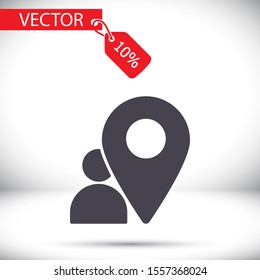 pointer icon. Vector Eps 10 . Lorem Ipsum Flat Design