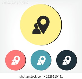 pointer icon. Vector Eps 10 . Lorem Ipsum Flat Design