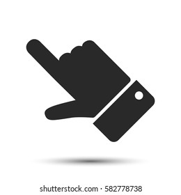 Pointer, icon. Vector illustration