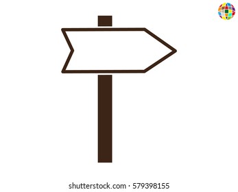 Pointer, icon, vector illustration eps10