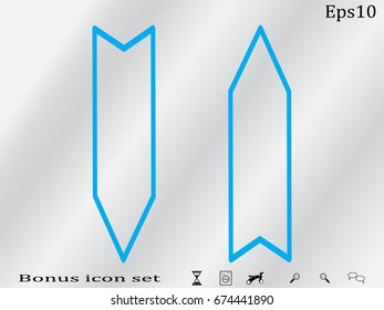 Pointer, icon, vector illustration eps10