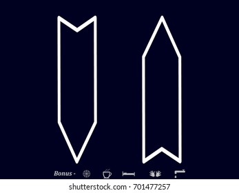 Pointer, icon, vector illustration eps10