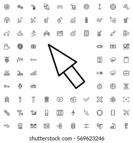 pointer icon vector illustration sign symbol