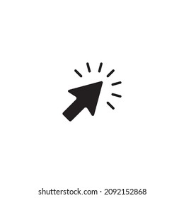 pointer icon vector simple design.