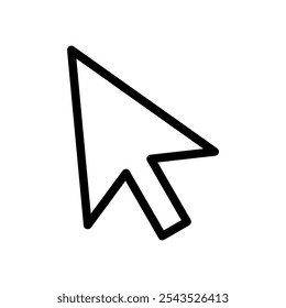 Pointer Icon Vector Symbol Design Illustration