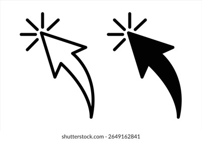 ícone de ponteiro ícone de site. ilustração de vetor