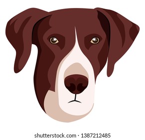 Pointer illustration vector on white background