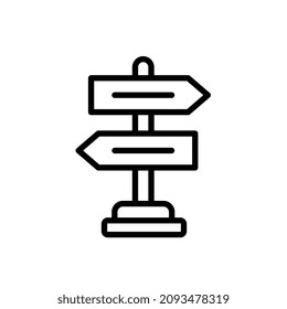 Pointer line icon vector for business