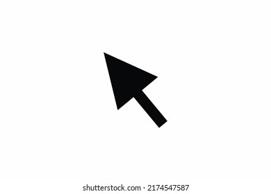 pointer line icon vector design template 