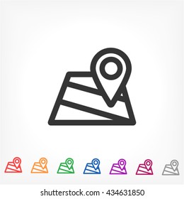 pointer .line vector icon