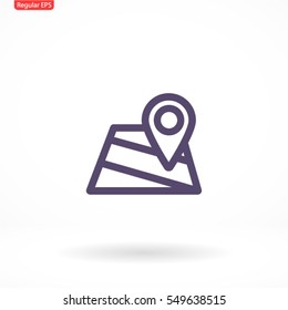 pointer .line vector icon