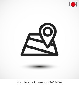 pointer .line vector icon