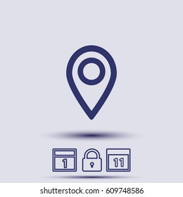 pointer .line vector icon