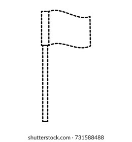 pointer location flag isolated icon