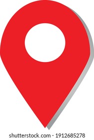 Pointer location icon vector illustration for any purposes.
