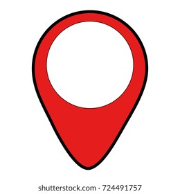 pointer location isolated icon
