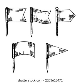 Pointer of location on the map. Track location vector icon set isolated on white background. Set of checkboxes for location on the map. Indicative marker for applications, websites and other resources
