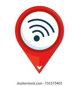 pointer location with wifi signal