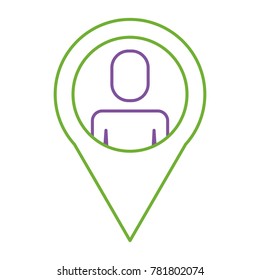 pointer map businessman people work