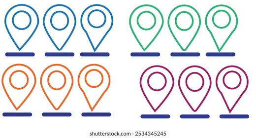 pointer, navigation, icon, vector illustration eps10