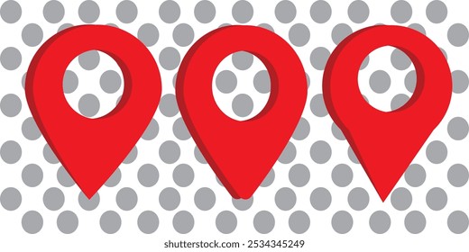 ponteiro, navegação, ícone, ilustração de vetor eps10