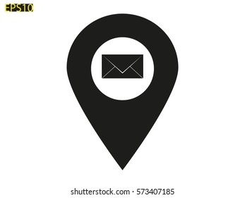 pointer, navigation, icon, vector illustration eps10