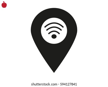 pointer, navigation, icon, vector illustration eps10