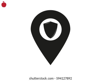 pointer, navigation, icon, vector illustration eps10