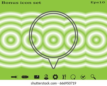 pointer, navigation, icon, vector illustration eps10
