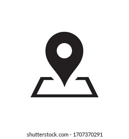 Pointer, Pin, Map Icon Vector Illustration