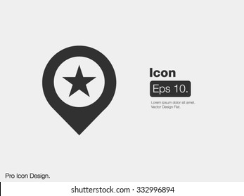 Pointer Pinpoint Icon / Design Icon / Clipart Icon / Flat Style Icon / Modern Art Icon / Web Icon / Mobile Icon