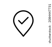 Pointer, Point and Location icon vector illustration