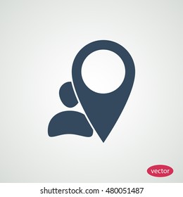 pointer vector icon, vector best flat icon, EPS