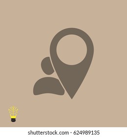 pointer vector icon, vector best flat icon, EPS