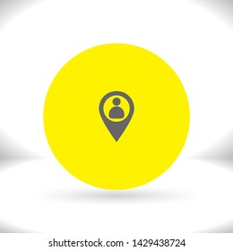 pointer Vector icon . Lorem Ipsum Illustration design