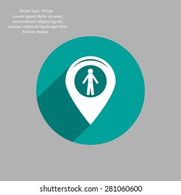 pointer web icon. vector design